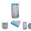 Ultraleichter Mesh-Sack mit Kordelzug für Outdoor-Reisen, Wandern, Camping, Aufbewahrungstasche(Blau XL)