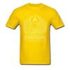 Men T-shirt BUDDHA OUTLINES Black White Cotton Tshirts Crew Neck T Shirt Casual Short Sleeve Tops Tees
