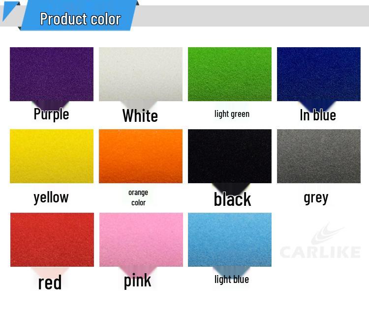 Velvet Car Color Change & Protection Film - PVC Interior Flocking Sticker