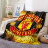 Man Utd Print FlAannel Blanket, High Quality Comfortable for All Seasons, Home Decor, Warmth and Comfort