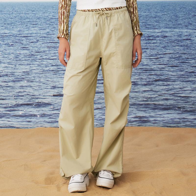 New Converse Knitted Sweatpants Women's Green 10027780-A01