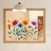 New Spring Butterfly Flower Stickers Window Glue-free and Easy To Remove Electrostatic Glass Stickers