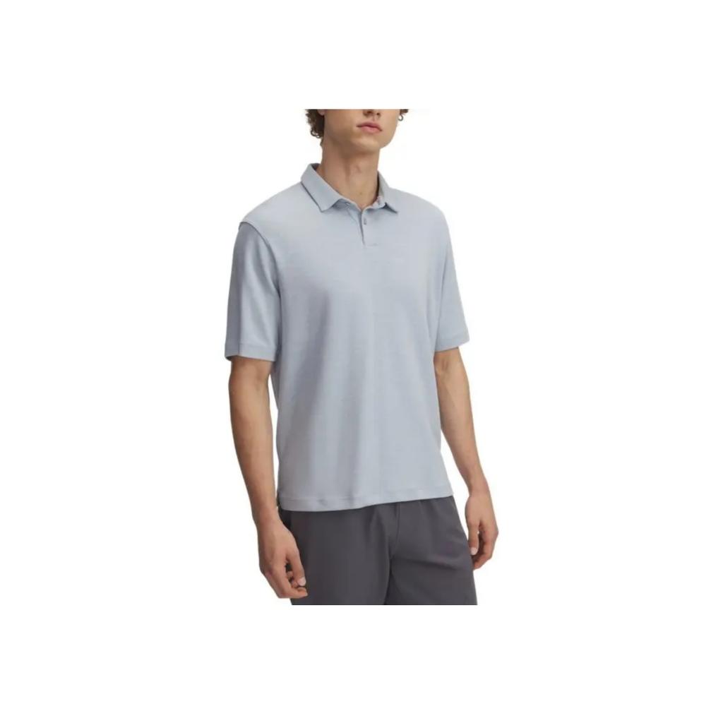 Under Armour Meridian SS25 Comfortable Soft Sports Polo Shirt Men Tops Sky-Blue 6005521-465