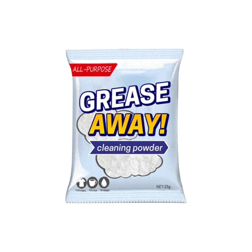 6Pcs All-Purpose Cleaning Powder Powerful Kitchen Cleaner Powder Grime Remover Stubborn Grease Stain Cleaner for Grill Oven Stove Pots