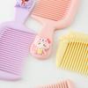 3Pcs Plastic Anti Static Straight Combs Portable Cartoon Sanrio Mini Comb Candy Color Fine-Toothed Detangling Combs For Children
