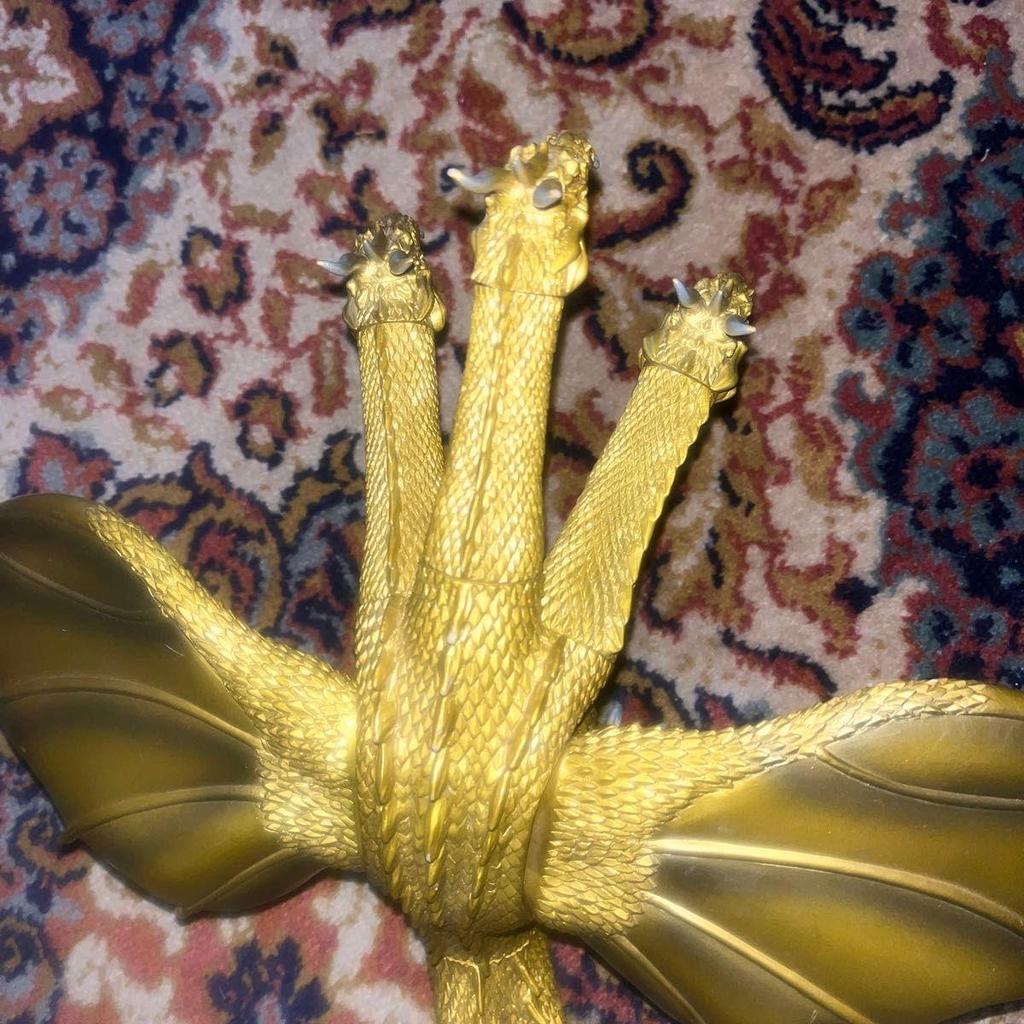 Used King Ghidorah Soft Vinyl 2001 Bandai original