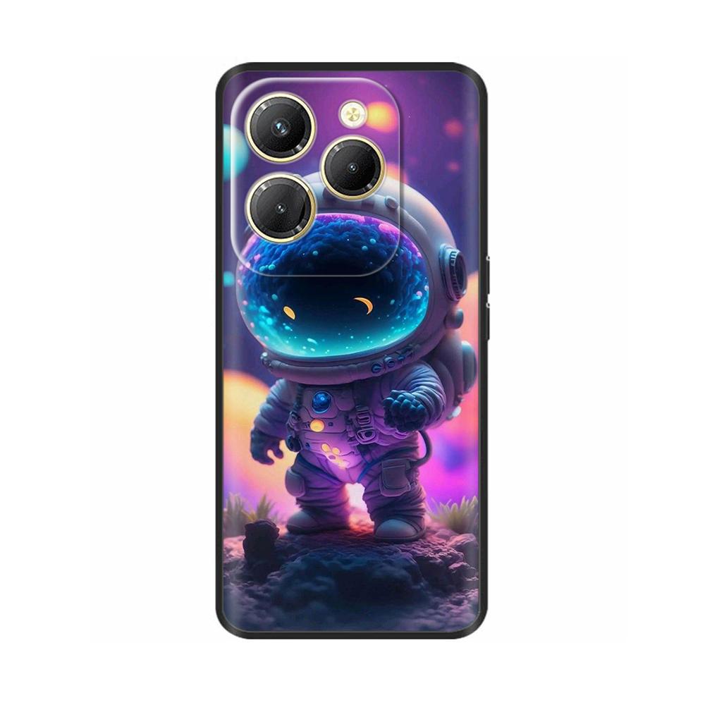 Für Infinix Hot 40 Pro Hülle Stoßfestes Silikon Weiche Handyhülle Rückseite für Infinix Hot 40 Pro Hot40 40i Hot40i Hüllen Fundas
