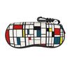 Urocze Etui na Okulary z Kreskówką Merch Piet Mondrian De Stijl Akcesoria Pudełko do Przechowywania Okularów Etui na Okulary w Stylu Ins
