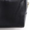 BURBERRY Shibo leather Handbag Nova Check black leather Women Used