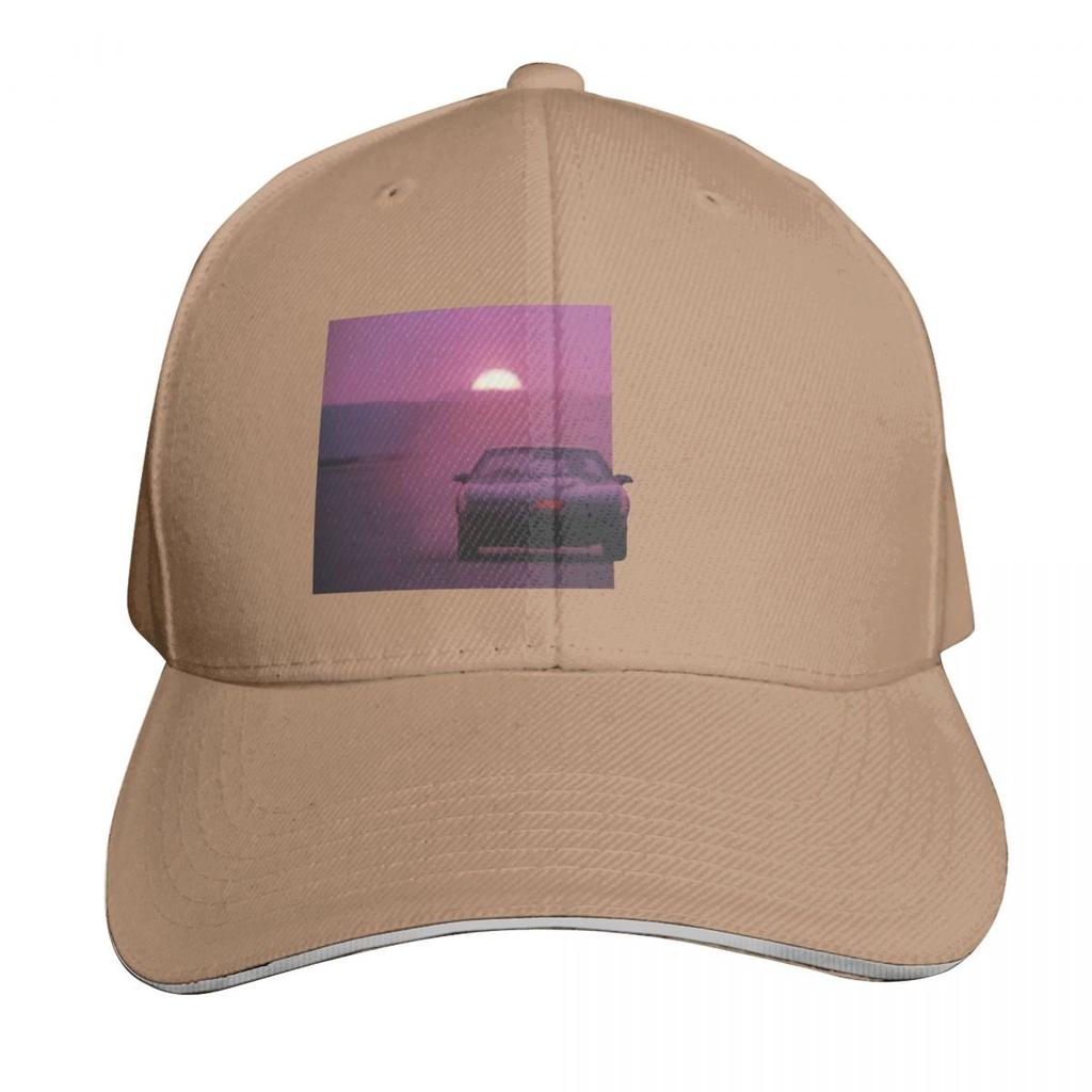 KITT Sunset Baseball Cap Trucker Cap Hats for Unisex Uv Protection Solar Hat Unisex Hat Women Hats Unisexs