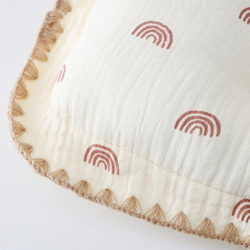1 Piece Cotton Baby Bedding Pillow Soft And Breathable Newborn Pillow Provide Comfortable Rest For Boys Girls