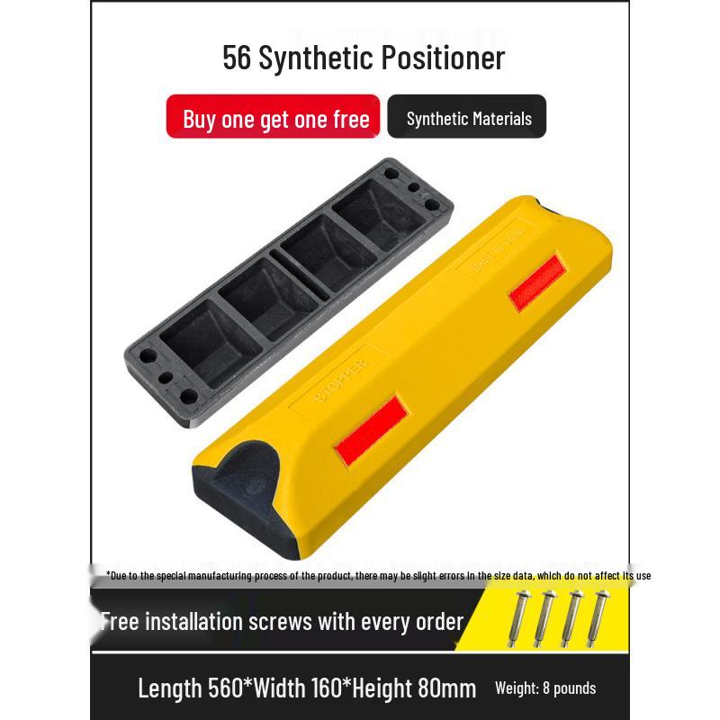 Rubber Parking Space Wheel Stopper and Positioner