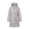 Down cotton clothes for women's winter new over-knee long casual loose and thin thickened jacket for women's thermal hooded