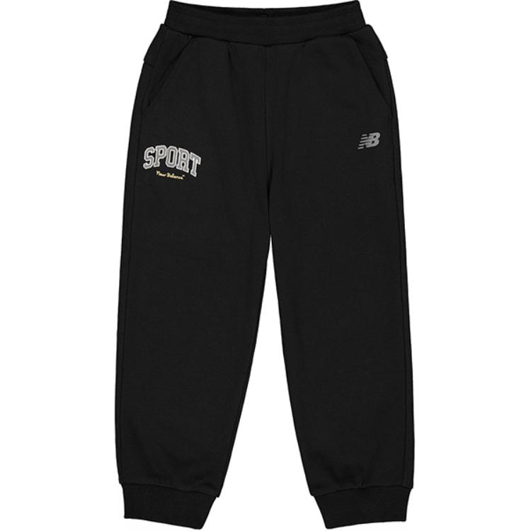 New Balance Sweatpants NB Children Aged 3 7 Years Old Black 4LE3E073-BK 110