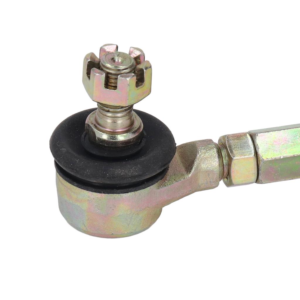2 Pcs Tie Rod Ball Joint M10 10mm Thread Steel Alloy Sway Bar End Set for 50cc 70cc 90cc 110cc ATV Four Wheeler Quad