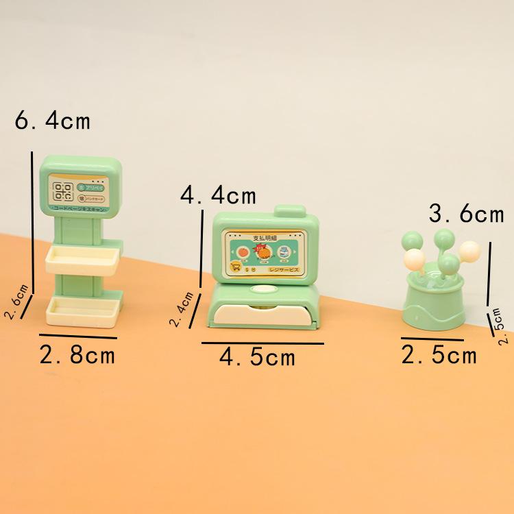 

Симуляция Миниатюрный Кассовый Аппарат Модель Леденца Украшение Кукольного Домика Игрушка для Игрового Домика