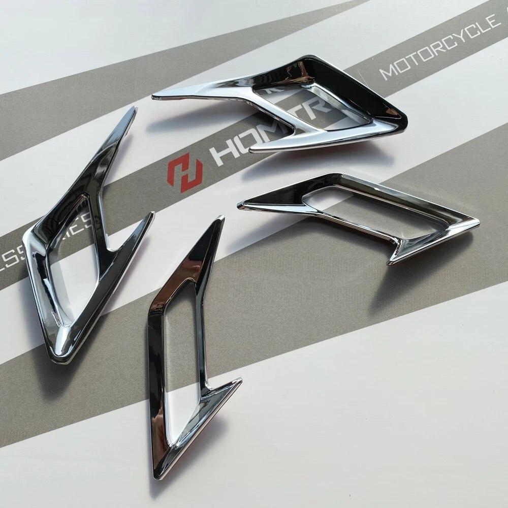 Chrome For Honda Goldwing GL1833 GL1800 2018 Side Panel Vent Trims & Front Fender Vent Trims