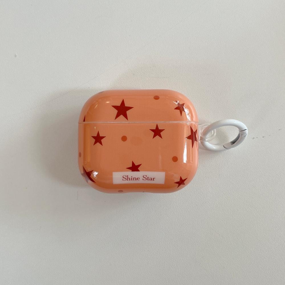 Ins polka dot star letter for AirPods pro3 earphone cover 4th generation wireless bluetooth apple AirPods 1 /2 generation earphone case