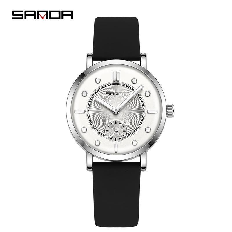 SANDA Women's Fashionable High-End Quartz Watch – Simple, Youthful Design
