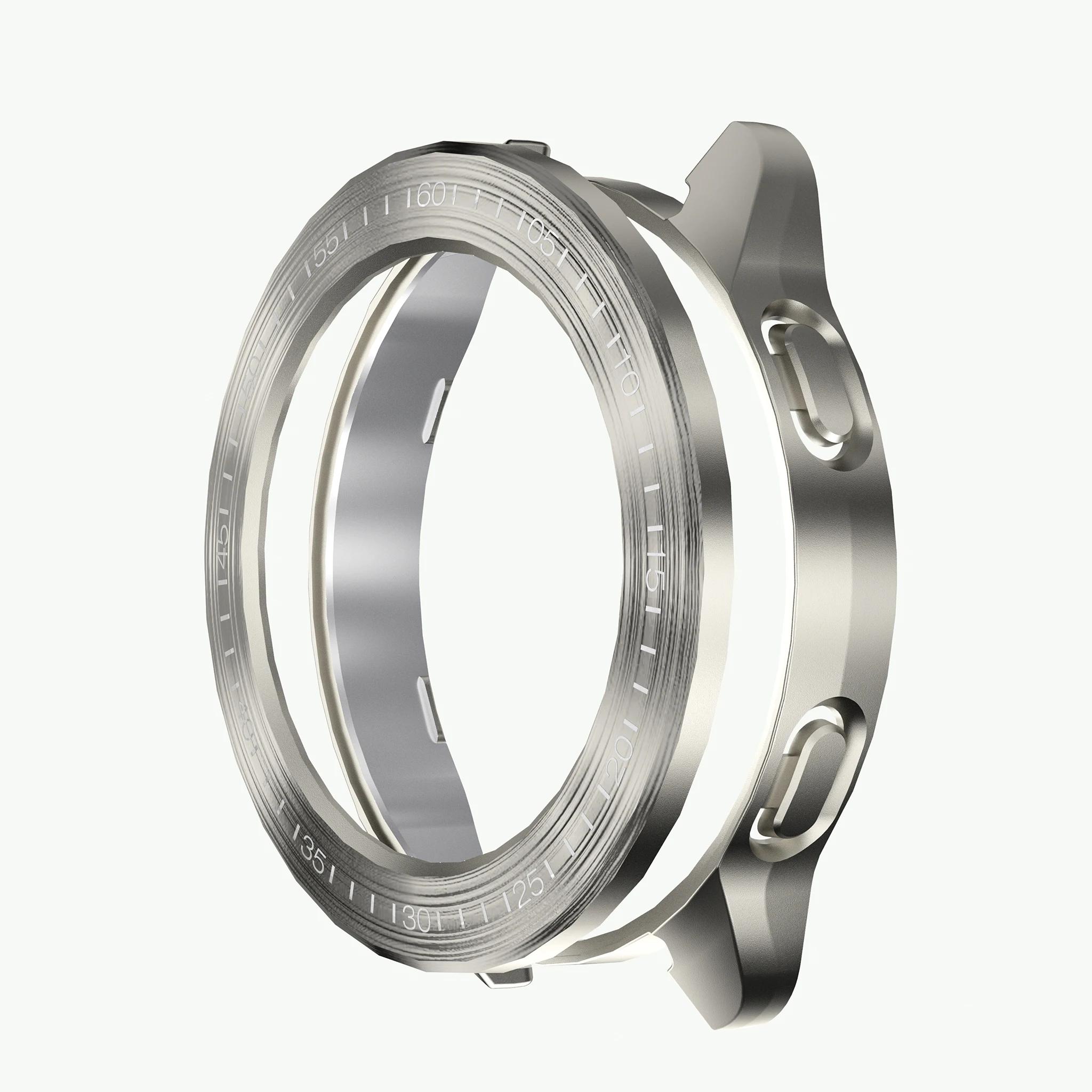 

Чехол для Xiaomi Mi Watch S3 Чехол Аксессуары ПК Защитный чехол для Mi Watch S3 Гальванизированный проволочный полый корпус + безель A