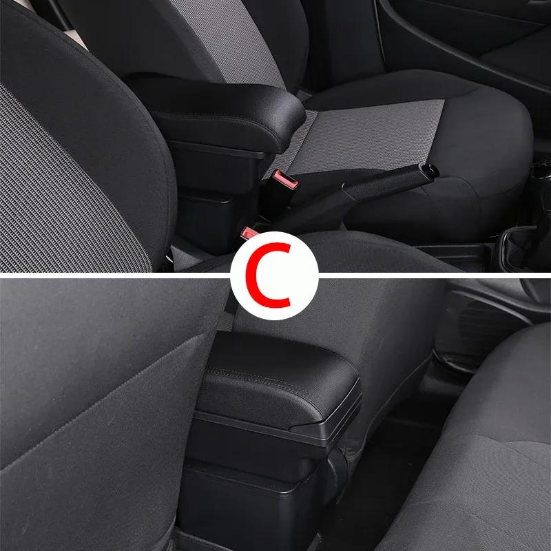 Armrest For Opel Corsa E For Corsa E 2014 2015 2016 2017 2018 2019 Interior center armrest storage box car accessories