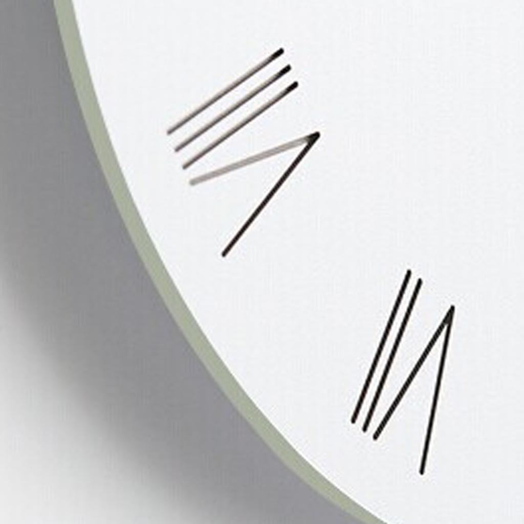 Stilvolle Einfache 12-Zoll Runde Weiße Holz-Wanduhr Leises Quarzuhrwerk Batteriebetrieben für Haus- und Bürodekorationen