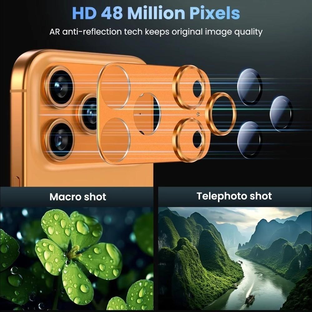 Orange Lens Protector Back Camera Protective Film for iPhone 17Pro/17 Pro Max Phone Accessories
