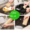 4pcs Natural Sponge Set - Non-Toxic, Fragrance-Free, Exfoliating Scrub Pads for Spa, Restaurant, and Daily Use - Ideal for Bathing & Cleaning