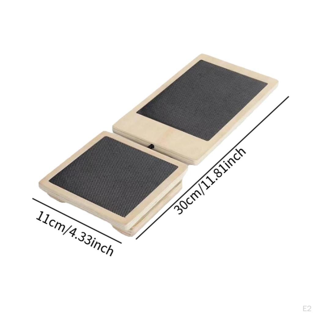 Ankle Balance Board Tool Wooden Posture Foot Stretcher Compact Anti Slip for Training