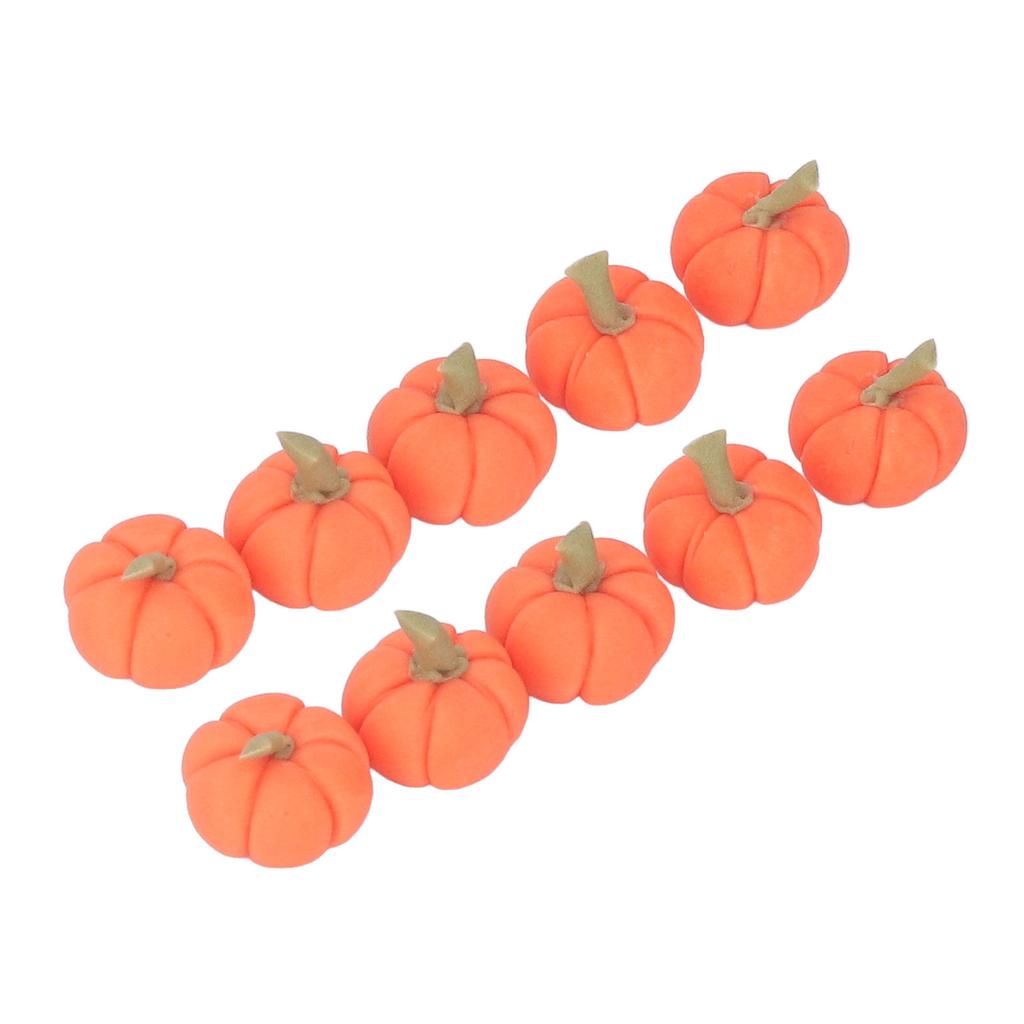 10ks 1:12 Minipumpiček pro panenkový domeček Umělá hlína Realistická dekorace Mini Falešná úroda