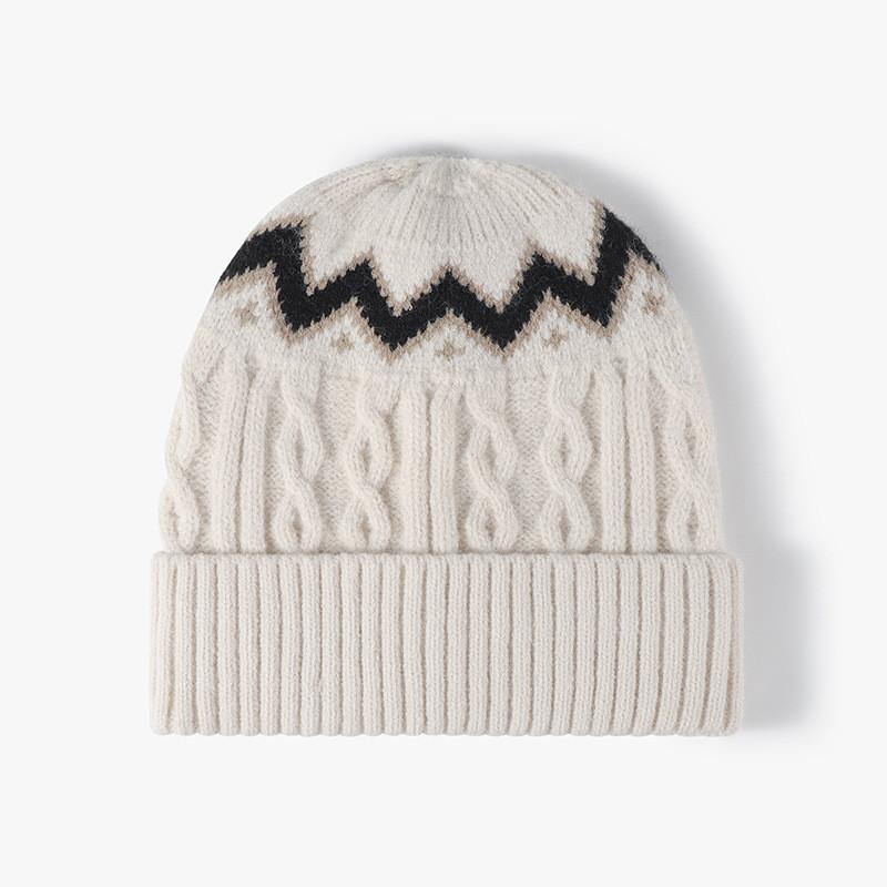 Knit Beanie Hat For Men And Women With Fleece Lining Winter Warmth For Outdoor Activities