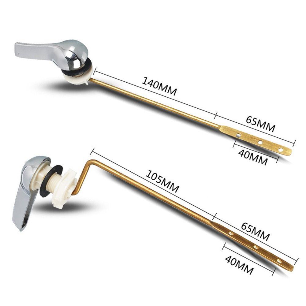 Brass Toilet Tank Handle Flush Lever Toilet Flush Button  Toilet Tank Replacemen
