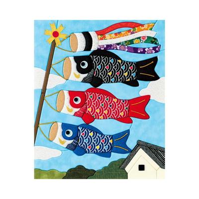 Sakura Horikiri Kimekomi Gentle Breeze Carp Streamer 5355250