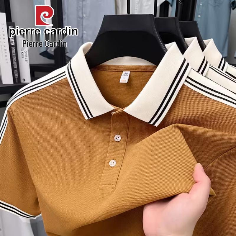 Pierre Cardin Men's Mercerized Cotton Short Sleeve Polo Shirt