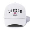 Cappellino da Baseball pc LONDON Print per Adulti Stile Retro Minimalista Casual Morbido Regolabile Cappellino da Papà Perfetto Come Regalo