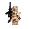 Ninja Warrior Superhero Doll With Weapon Single Building Block Assembly Toy