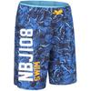 Children's Swimwear Monogram Blocked Lace-up Casual Blue Children's Style