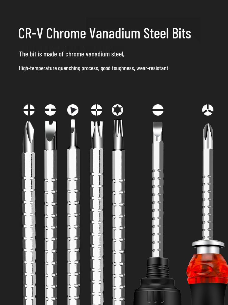 Gangtuo Household Screwdriver Set: German Flathead, Phillips, and Large Screwdrivers for Disassembly.