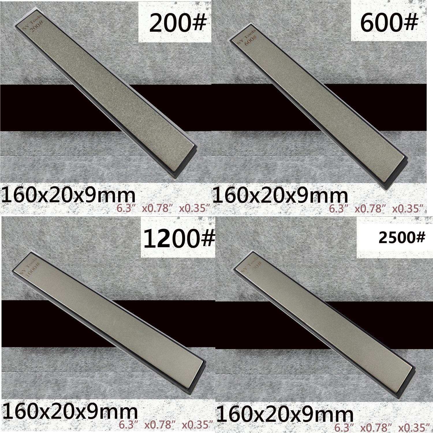 

[4 шт] Алмазные камни шлифовальные лезвия многоцелевая кухонная точилка фиксированный угол точилка предназначена для изготовления корректирующих камней 160x23x8mm