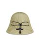 Bajal Varzar Label String Bucket Hat Beige