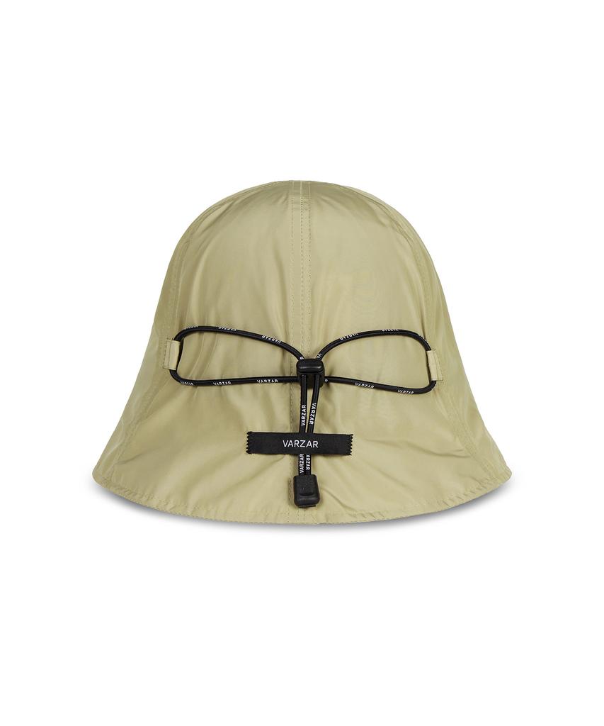 Bajal Varzar Label String Bucket Hat Beige