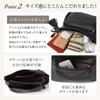Genuine Leather Shoulder Bag Handbag 2WAY Ariel Plus Lamb Black [Notre Favorie] Women's