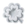Clover Candle Holder Molds for Making Tealight Holder Room Decorations Gypsum Ornaments Epoxy Resin Casting Molds