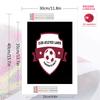 Club Atletico Lanus Pattern  3pcs 100% Round Full Drill 5D DIY Diamond Painting Embroidery Cross Stitch Rhinestone Décor