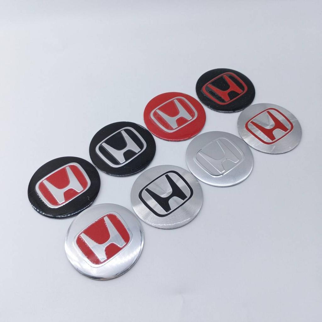 4pcs 56mm 60mm Wheel Center Hub Caps Cover Replacement For H Honda Mugen Pilot TypeR TypeS Insight CarStyling