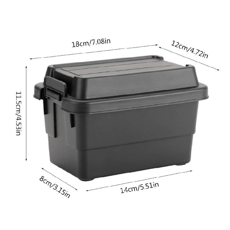 Outdoor Camping Mini Storage Box Nonslip Sundry Box Desktop Container Case