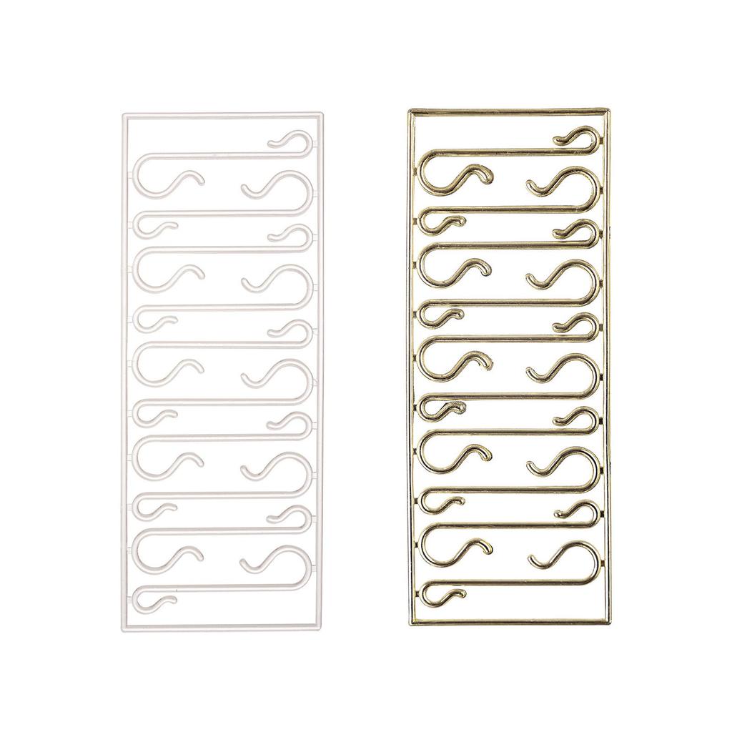 S-shaped Hook, Christmas Decoration, Christmas Tree Decoration, Home Props, Gold Transparent Hook