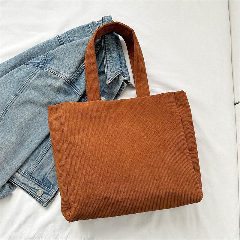 

Trendy Casual Handbag Korean Version Street Style Tote Bag With Large Capacity In Black Gray Brown коричневий