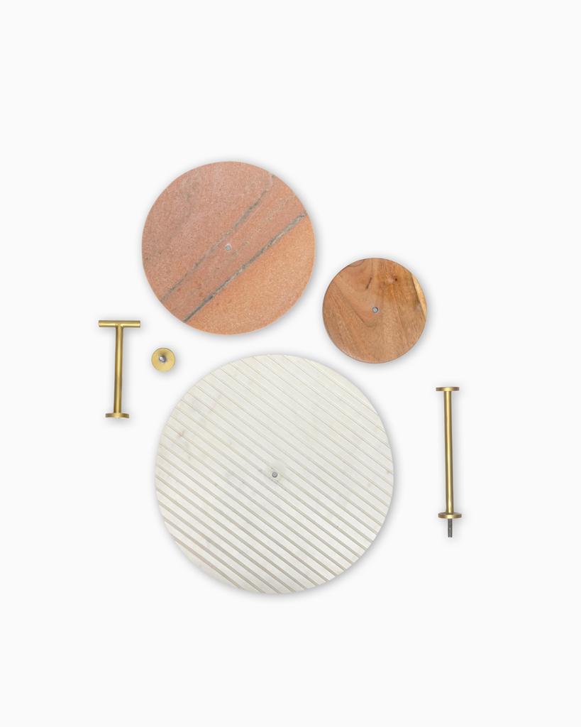 Marble 2 Tier Platter