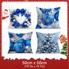 Christmas Decorations Pillowcase Bedroom Sofa Cushion Cover 100% Polyester Living Room Cushion Pillowcase Home Decor